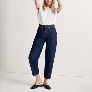 Madewell Balloon Jeans in Mapleside Wash